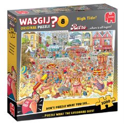 WASGIJ ORIGINAL RETRO NO 8 JAUNE CASSE-TÊTE 1000 PIÈCES - MARÉE HAUTE #70-00579
